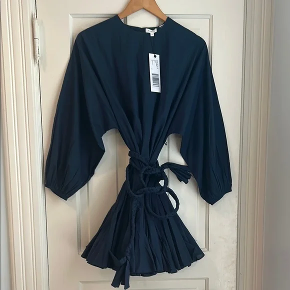 Rhode Navy Blue Ella Dress NWT M - Picture 4 of 10